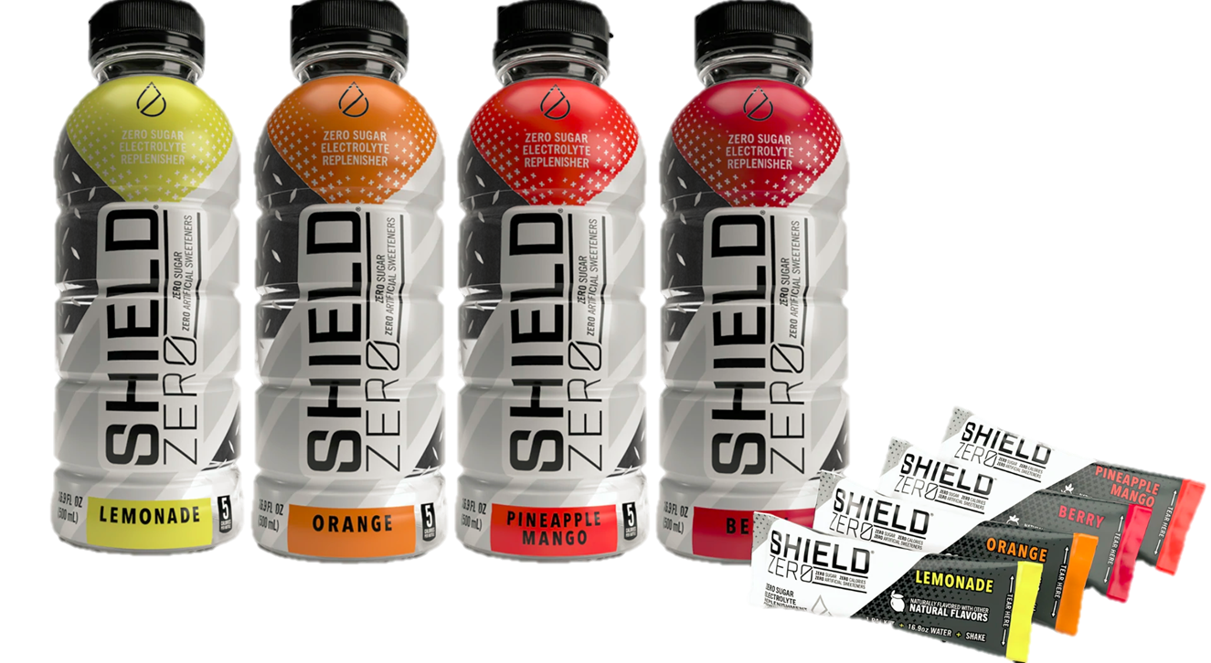 SHIELD® Zero - Sugar-Free All-Natural Electrolyte Enahnced Water